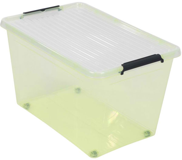 Kutija za odlaganje stvari Pack&Go 39x39x26cm limeta