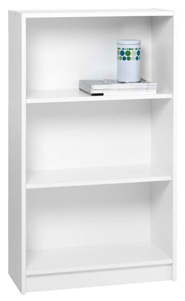 Polica Crest bele boje sa 3 police - šira