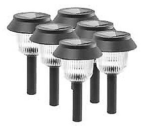 Set dvorišnih solarnih svetiljki 613A/6 kom