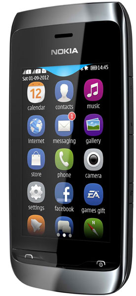 Mobilni telefon DualSIM Smartphone Nokia Asha 308 Black