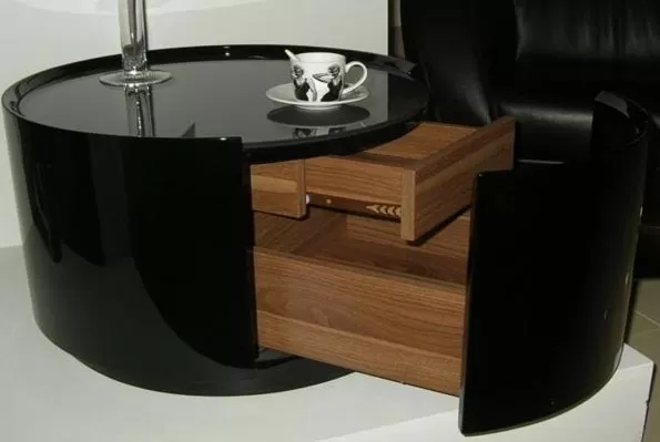 Miotto Soriano Noćni Ormarić ili Klub Sto Crni