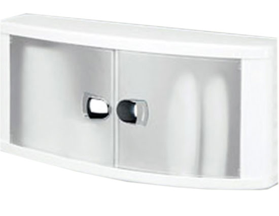 Zidna polica - ormarić za kupatilo B10 providna vrata 24B1016