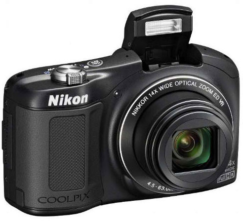 Nikon CoolPix L620 Digitalni Fotoaparat crni 17608