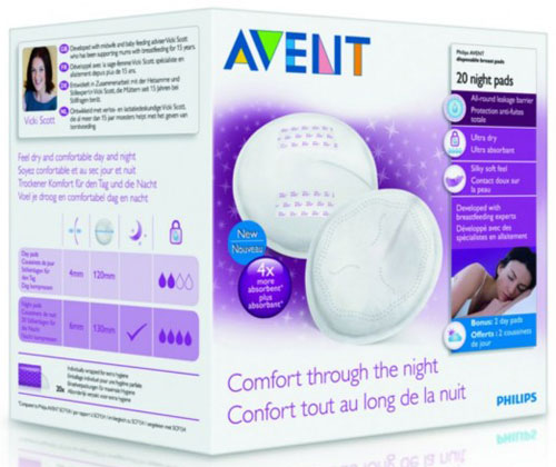 Avent Tuferi za grudi - jednokratni, noćni za 20 dana