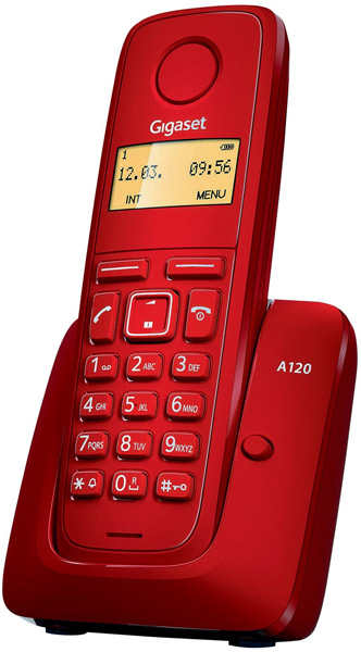 Bežični fiksni telefon Gigaset A 120 IM-EAST RED