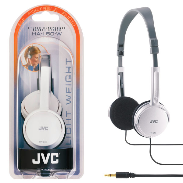 JVC sklopive slušalice HA-L50 bele
