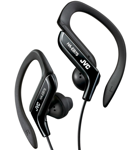 JVC Sport Ear Clip slušalice HA-EB75 crne