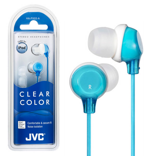 JVC stereo slušalice HA-FX22 plave
