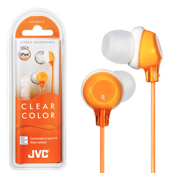 JVC stereo slušalice HA-FX22 narandžaste