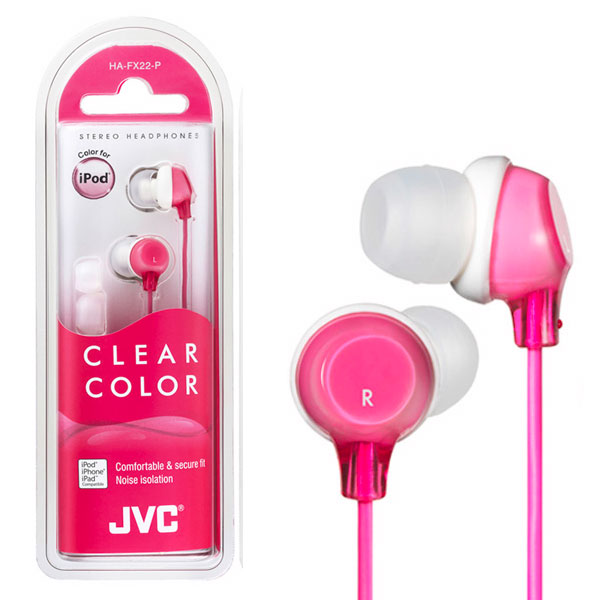 JVC stereo slušalice HA-FX22 roze