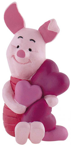 Bullyland Disney Figurica Vini Pu i Družina - Praslin sa srcem