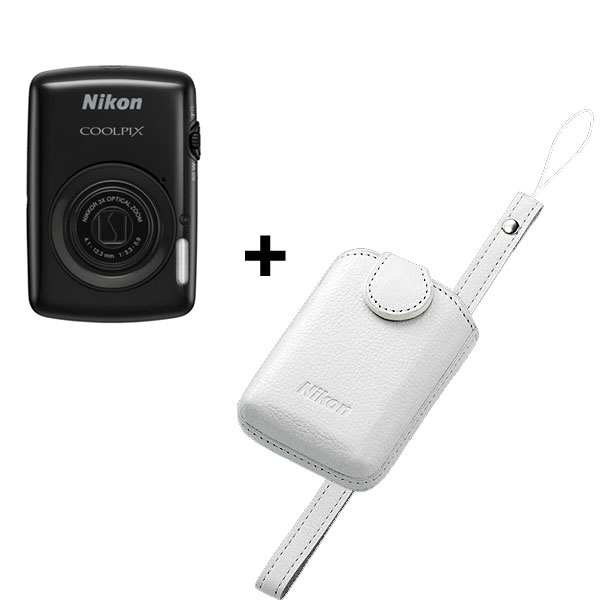 Nikon Digitalni Fotoaparat CoolPix S01 Crni sa Nikon torbicom 17032