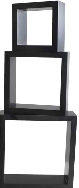 Trodelna polica X-Cube crna