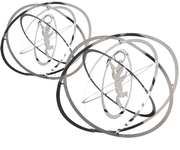 Novogodišnji 3D ukras Angel 2 komada - Image 1