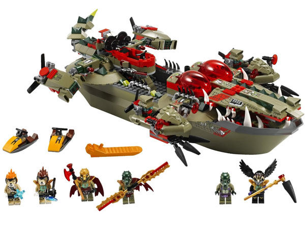 Kocke LEGO® Chima Craggers Command Ship LE70006