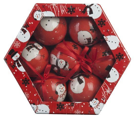 Novogodišnji ukrasi kugle 1/7 75 mm D3 0181005