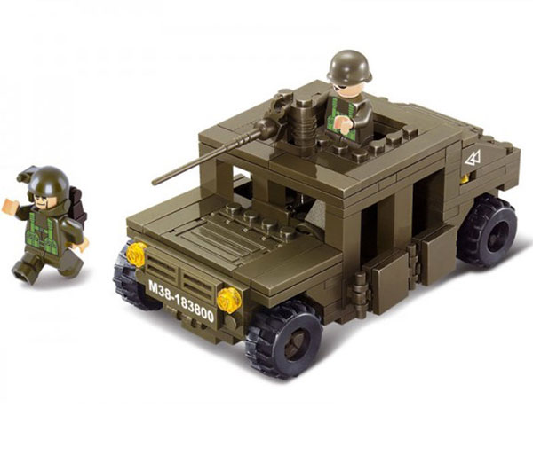 Sluban kocke vojno vozilo Hamer 175 kom 6270552 263-M38B0297