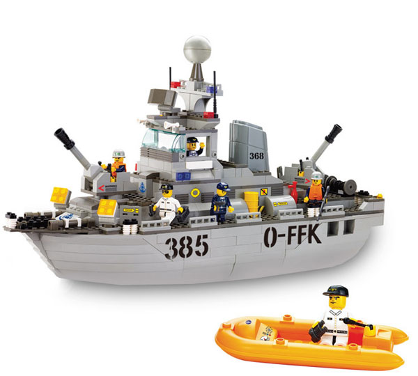 Sluban kocke vojni brod - razarač 461 kom 6270488 263-M38B0125