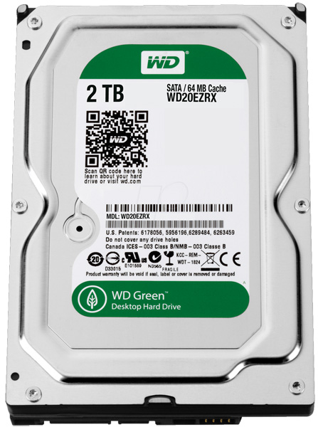 Western Digital Hard Disk Za Desktop Računare 2TB Green WD20EZRX