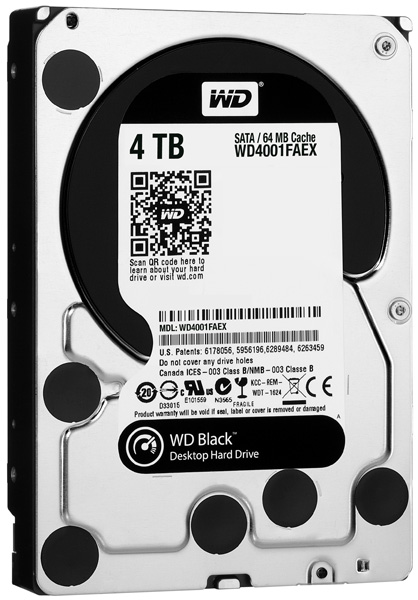Western Digital Hard Disk Za Desktop Računare 4TB Black WD4001FAEX