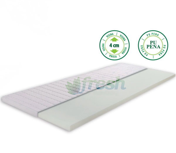 Naddušek Standard od PU pene 190x150x4