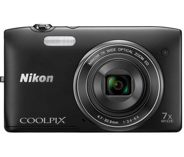 Nikon CoolPix S3400 digitalni fotoaparat crni