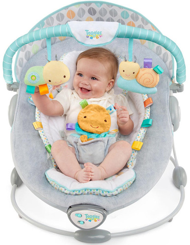 Taggies Ležaljka - baunser sa vibracijom Leafscape SKU60023