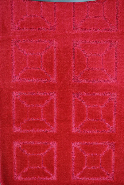 Set kupatilskih prostirki Vonaldi Standard 2 dela crvena 50x80