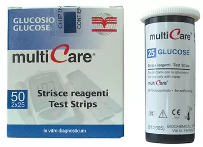 Dijagnostičke trake za šećer Multicare 50 kom