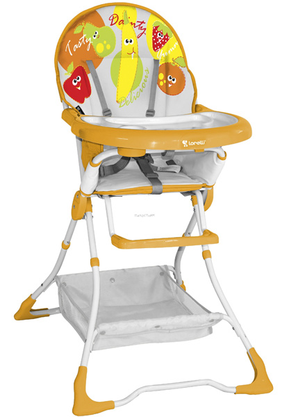 Bertoni Visoka stolica za bebe Bravo Orange Fruits 10100061404