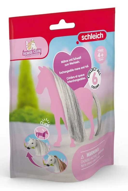 Schleich® Horse Club figure - Konji za ulepšavanje - Srebrno siva griva i rep za konja 42652