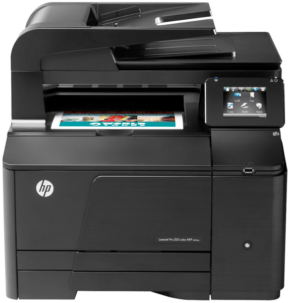 HP kolor mrežni laserski multifunkcijski uređaj LaserJet Pro 200 MFP M276nw CF145A