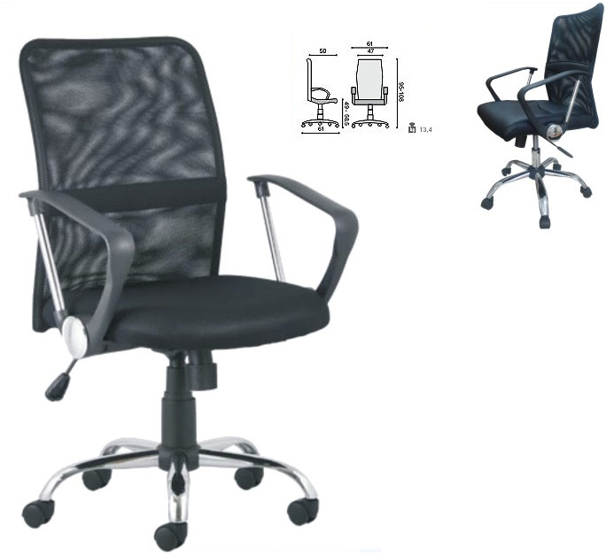 Radna Stolica Nebraska - M Crna