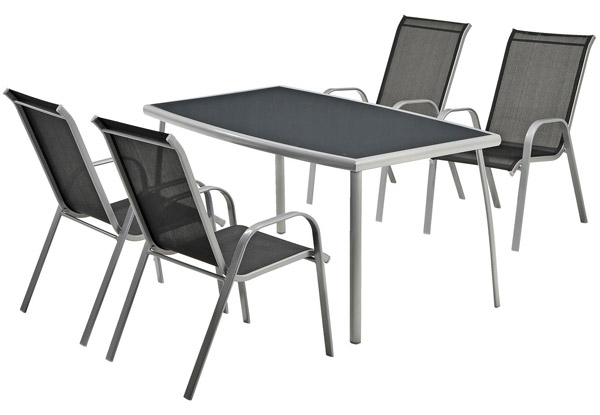 Baštenska garnitura Stellio siva