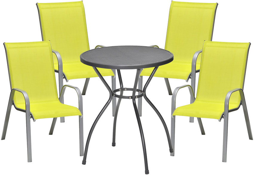 Garnitura Fresh - 4 Stolice + Sto