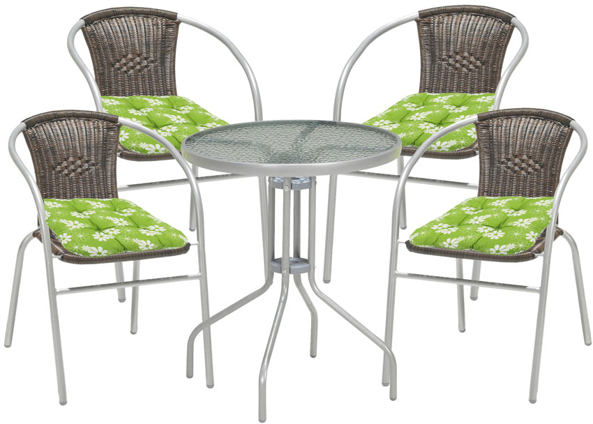 Garnitura Za Dvorište i Terasu sa Jastucima Mia Green