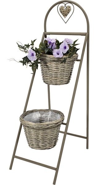 Stalak sa dve saksije Hires