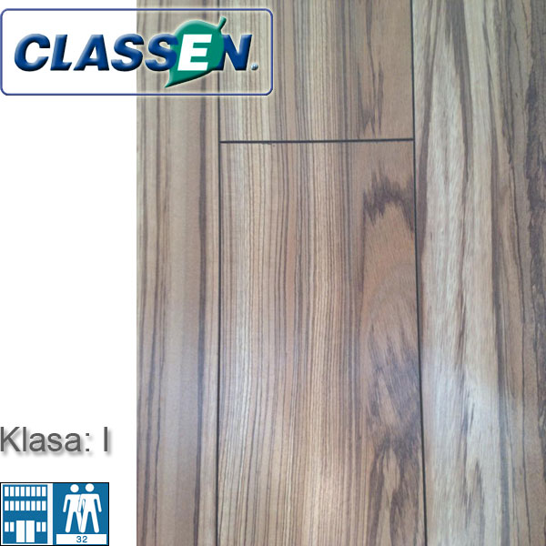 Laminat Classen Zebrano 10mm pakovanje 1,65m2