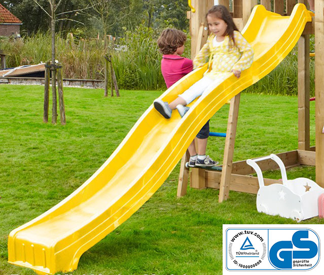 Tobogan Spust 300 cm Jungle Gym sa TUV Sertifikatom - Yellow