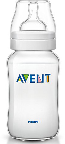Avent Plastična flašica Classic 330ml sa cuclom sa promenljivim protokom 3m+