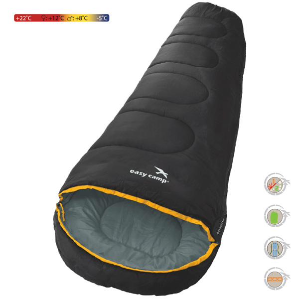 Vreća za spavanje Easy Camp Cosmos Black 240037