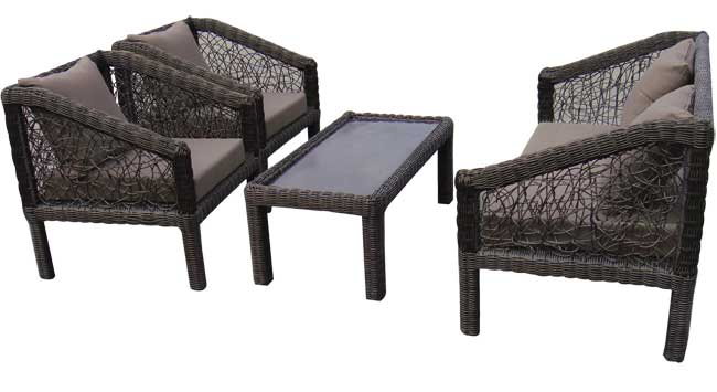 Ratan PE Garnitura Picaso