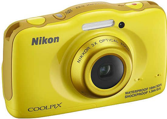 Nikon Digitalni Fotoaparat Coolpix S32 Žuta