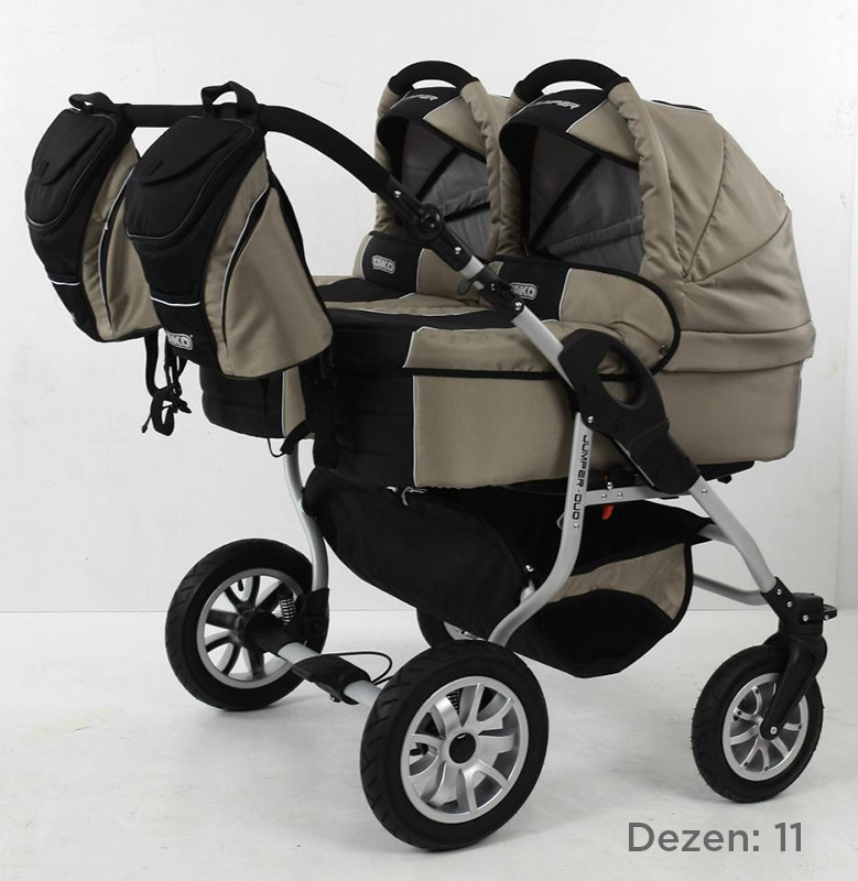 Tako Kolica za blizance Jumper Duo 2u1 Set 11