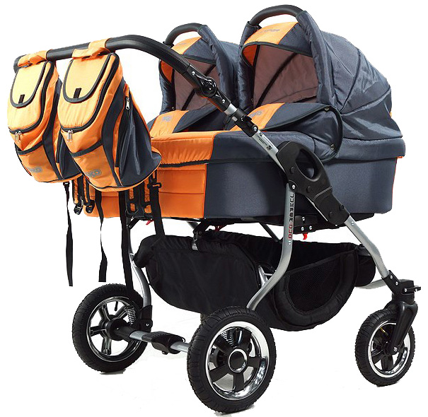 Tako Kolica za blizance Jumper Duo 3u1 Set 05
