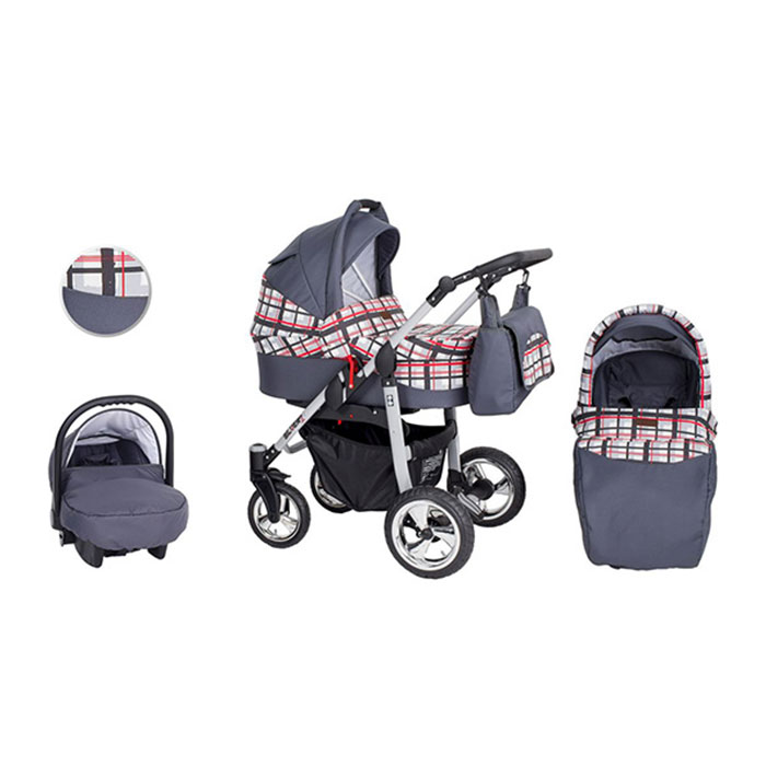 Kunert Kolica za bebe Silver Set 3u1 03