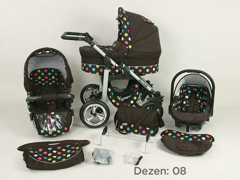 Kunert Kolica za bebe Silver Set 3u1 08