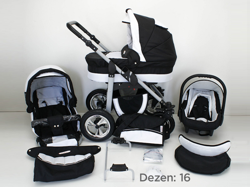 Kunert Kolica za bebe Silver Set 3u1 16