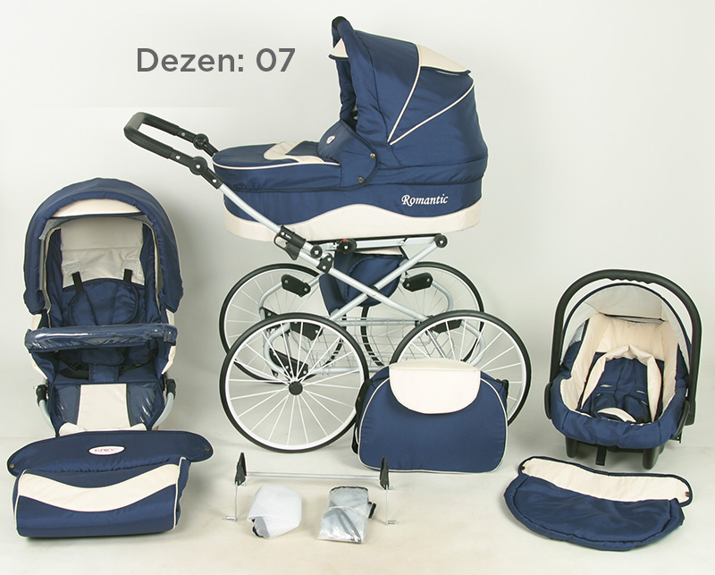 Kunert Kolica za bebe Romantic Set 3u1 07