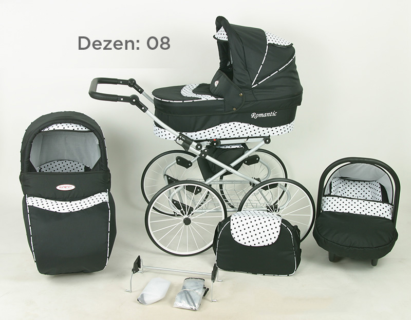 Kunert Kolica za bebe Romantic Set 3u1 08